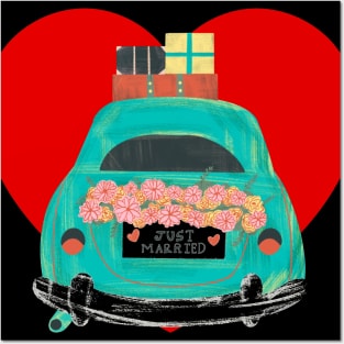 Just Married Posters and Art